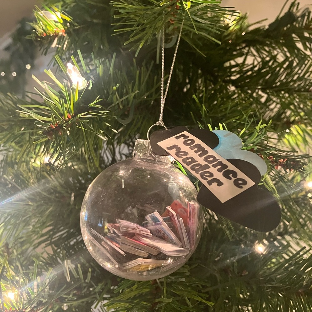 Romance Reader Book Lover Holiday Ornament